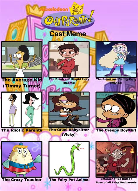 fairly oddparents cast meme|The Fairly OddParents Cast Meme (My Version).